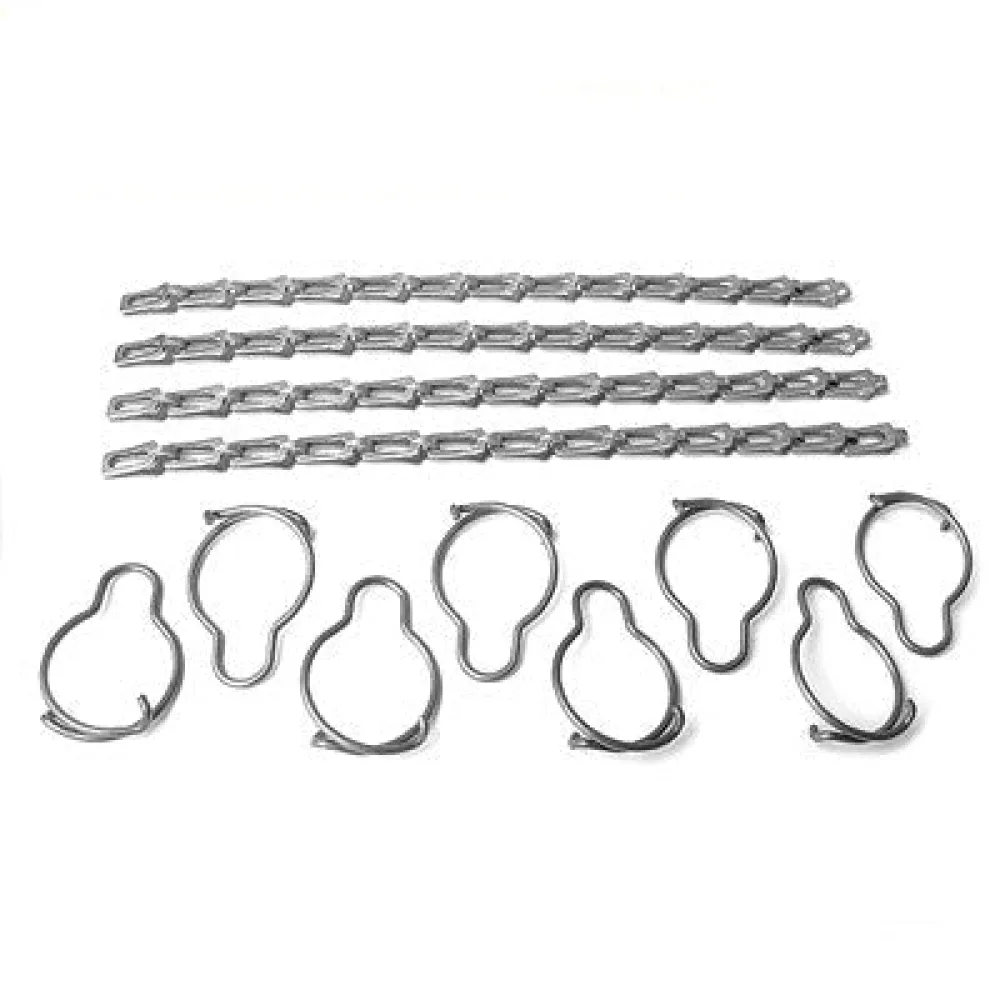 Ketting vleugel moer kap spant en voorraam (set van 8 )