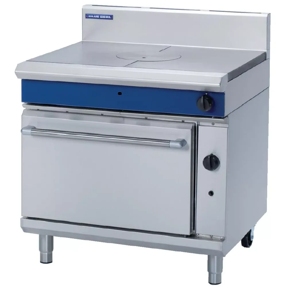Blue Seal Solid Top Propane Gas Oven Range G570-LPG - islandcatering