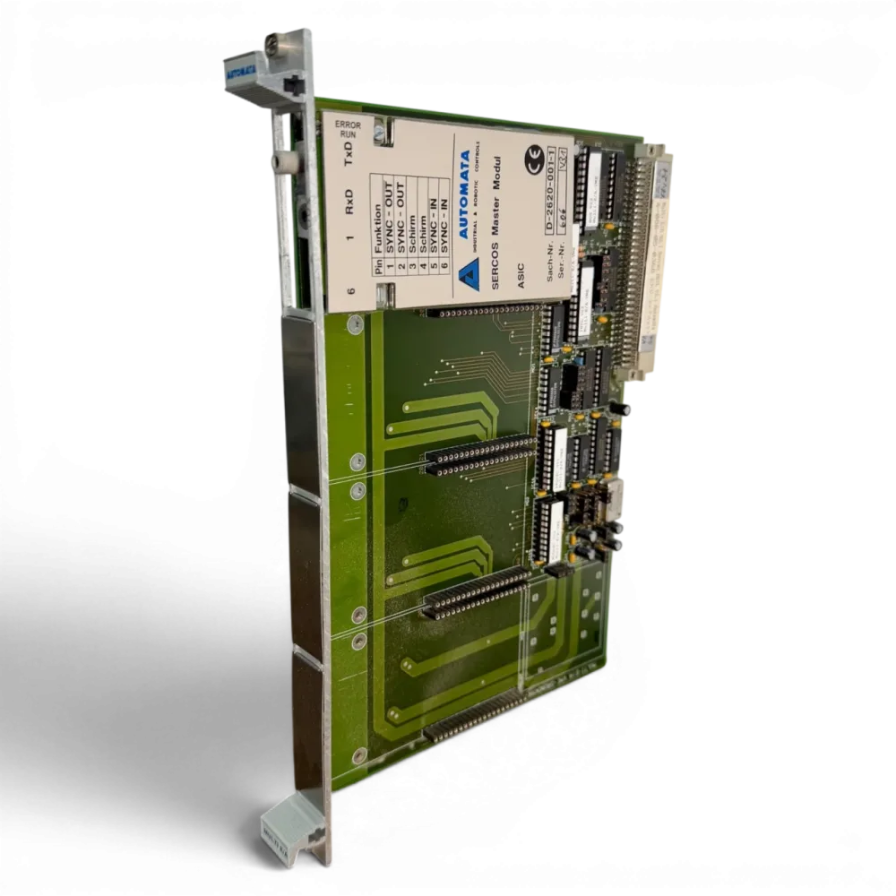 HOMAG AUTOMATA MULTI-E/A VME-GRUNDKARTE Art.-Nr. 4-086-05-0368 mit SERCOS Master Modul ASIC V3.1 für HOMAG BAZ BOF 32 41
