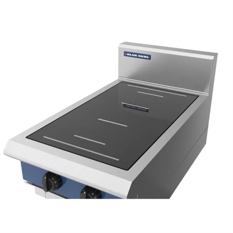 Blue Seal 2 Zone Countertop Full Area Induction Hob 10kW IN512F-B - islandcatering
