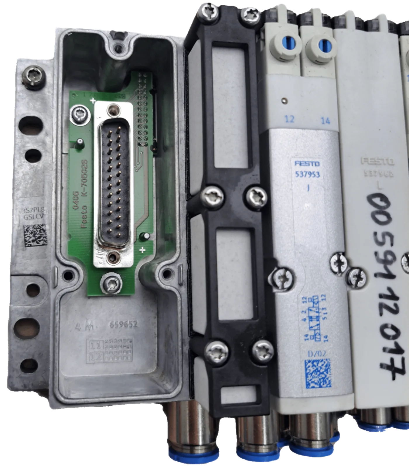 Festo Ventilinsel MPA-S mit Multipolanschluss / 32E-MPA / 32P-SGL-R-MBAU-JL3JL - 3