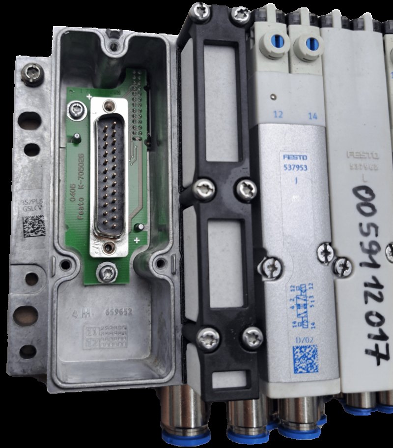Festo Ventilinsel MPA-S mit Multipolanschluss / 32E-MPA / 32P-SGL-R-MBAU-JL3JL