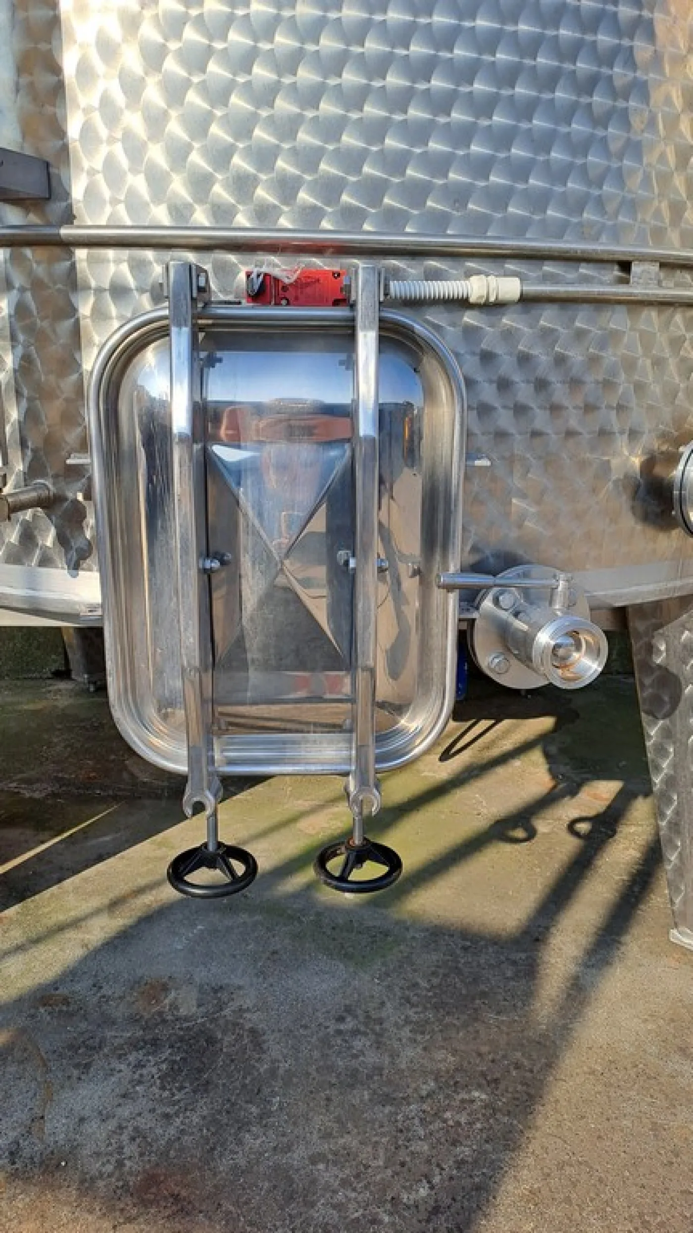 STAINLESS STEEL WINE-MAKERS GIMAR BRAND, CAPACITY HL 150 ABOUT, SECOND-HAND EQUIPMENTS - 7