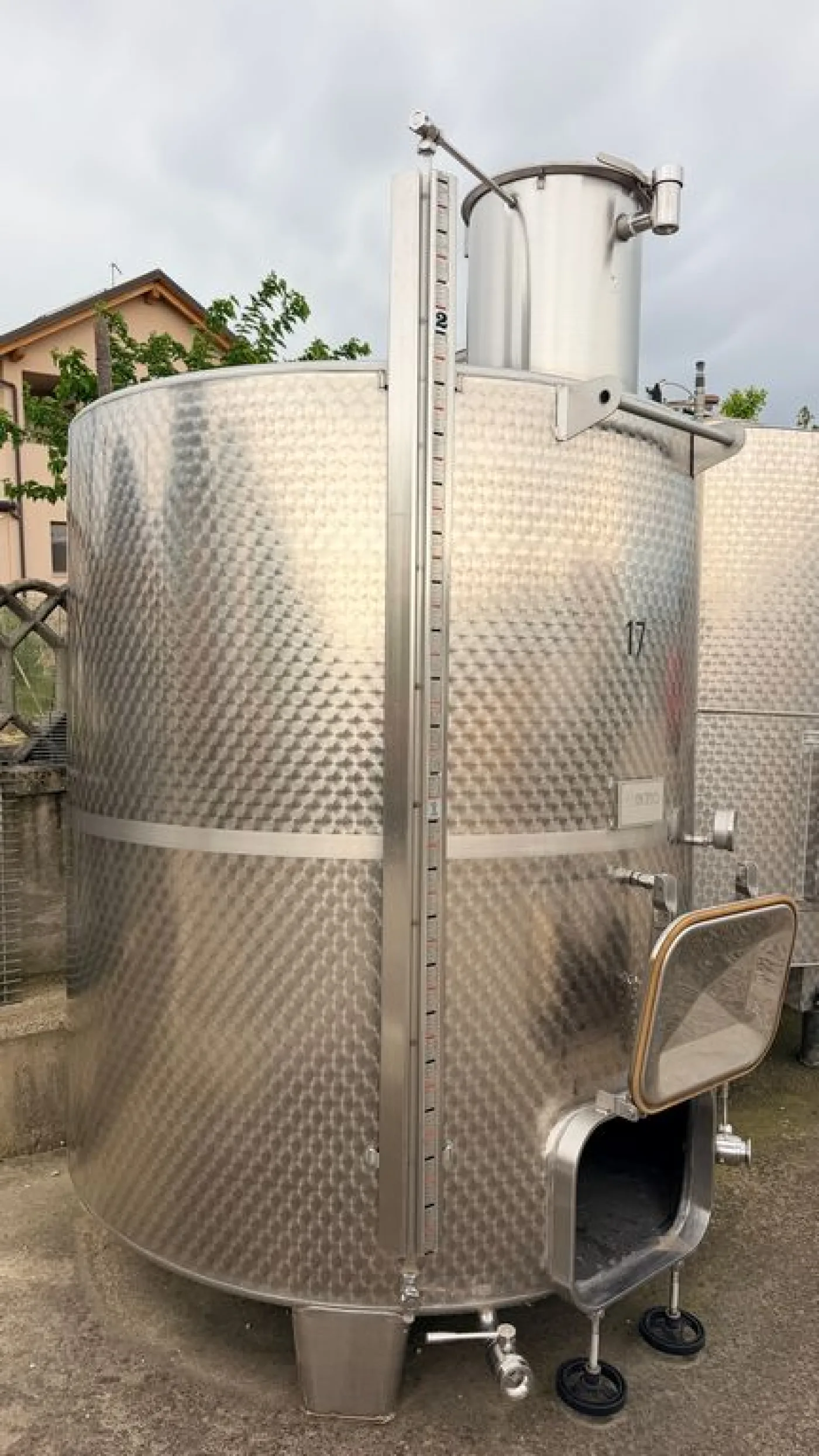 STAINLESS STEEL TANK BRAND DI ZIO, MODEL WINEMAKING/STORAGE, LITER CAPACITY 5.000 (HL 50) ABOUT, SECOND-HAND EQUIPMENT - 4