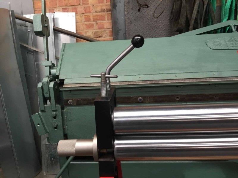 WNS Hand Bending Rolls 2000mm x 75mm x 1.0mm Capacity - WNS - W. Neal Services Ltd