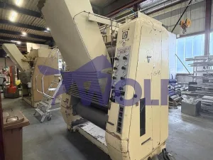 Fünfwalzwerk CARLE + MONTANARI - Type HB-1300 mit ca. 1.300 mm Walzenbreite.