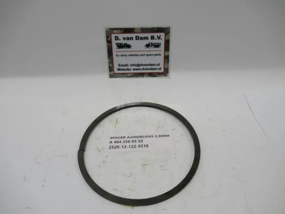 Spacer aandrijfas 2,8MM
