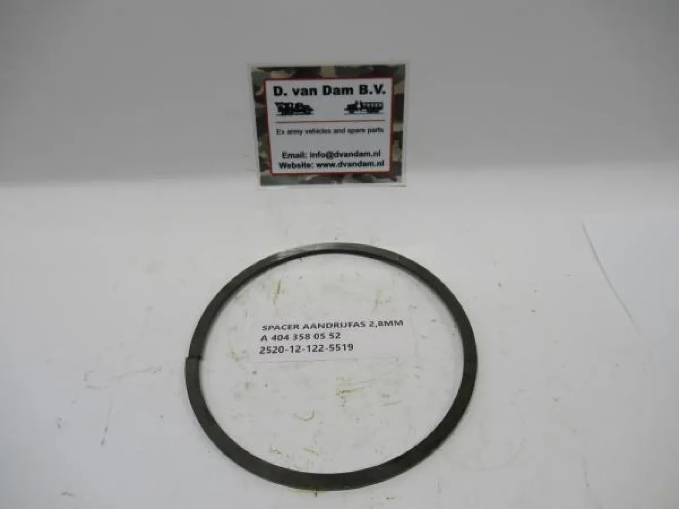 Spacer aandrijfas 2,8MM - 1