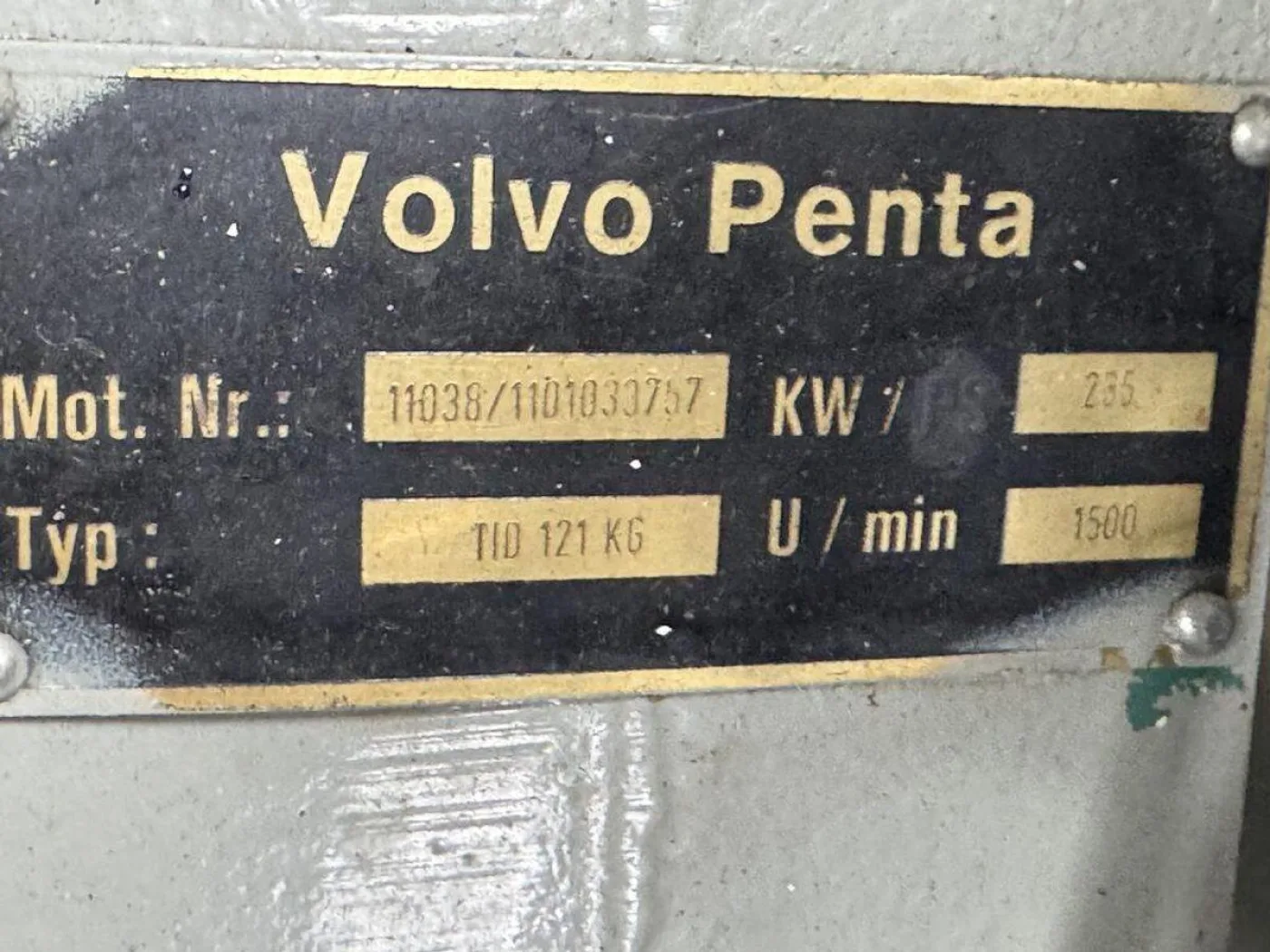 VOLVO PENTA TID121-KG / LEROY SOMER GEN.SET 300 KVA - 6