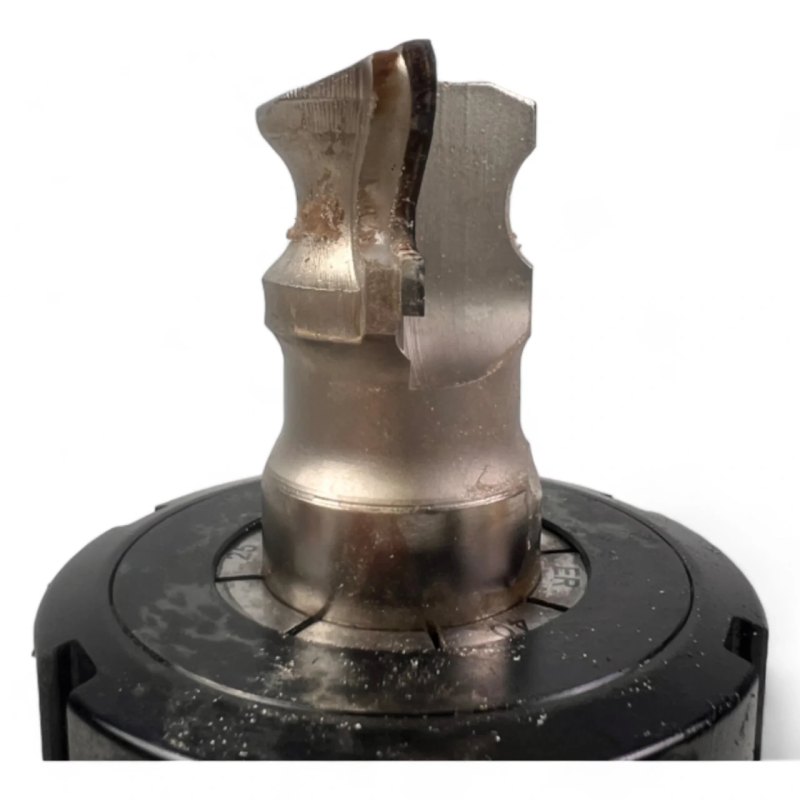 HSK 63 F Spannzangenfutter mit Spannzange und Fräser D=35 L=21 mm
