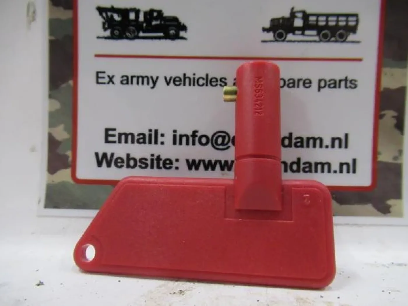 Sleutel massaschakelaar 100a 12/24V - 2