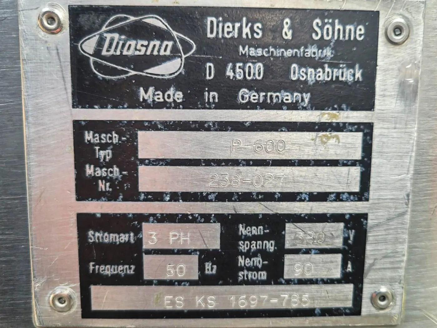 Diosna P-600 High Shear Mixer - Universal mixer - 8