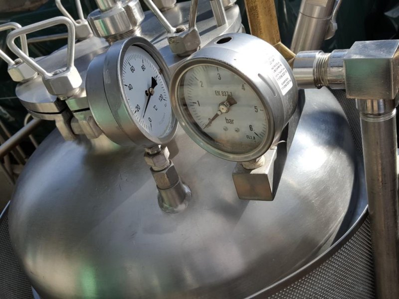 SERBATOIO INOX CARRELLATO – CALMIC CISA MOD. 200 L