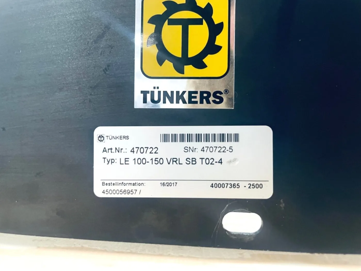 Tünkers Pneumatische Lineareinheit LE100-150 VRL SB T02-4 - 6