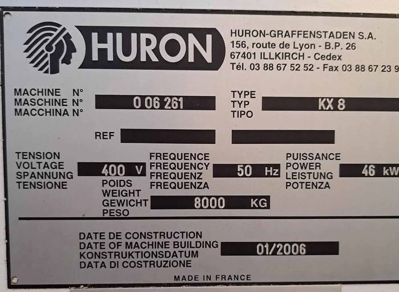 CNC HURON KX8 - 5