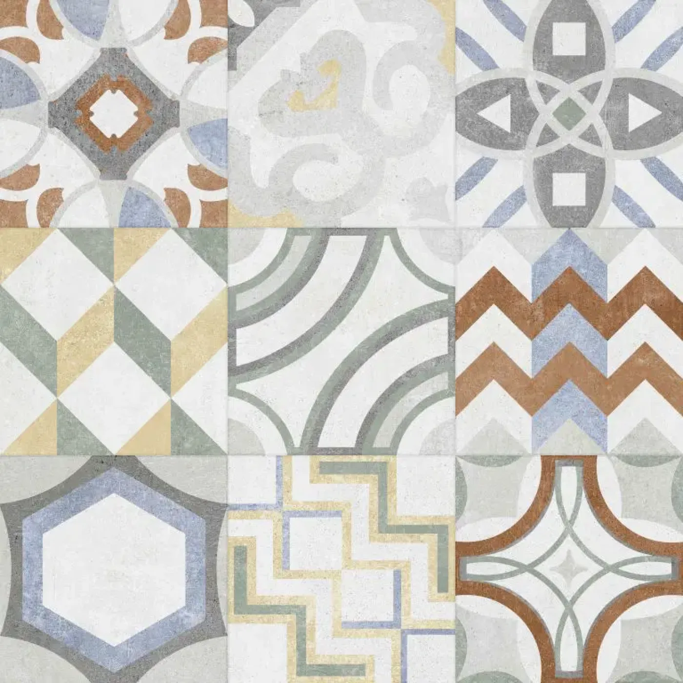 GeoCeramica® 60x60x4 Porto Mix - 1