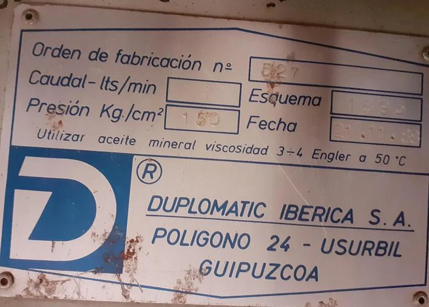Grupo hidráulico DUPLOMATIC IBERICA - 3