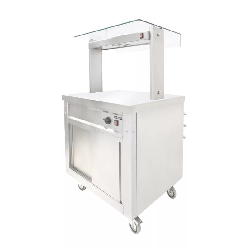 Parry Hot Cupboard with Heated Gantry 860mm FS-H2PACK - islandcatering