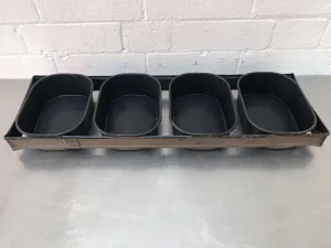 400g Strap of Four Oval Bread Tins