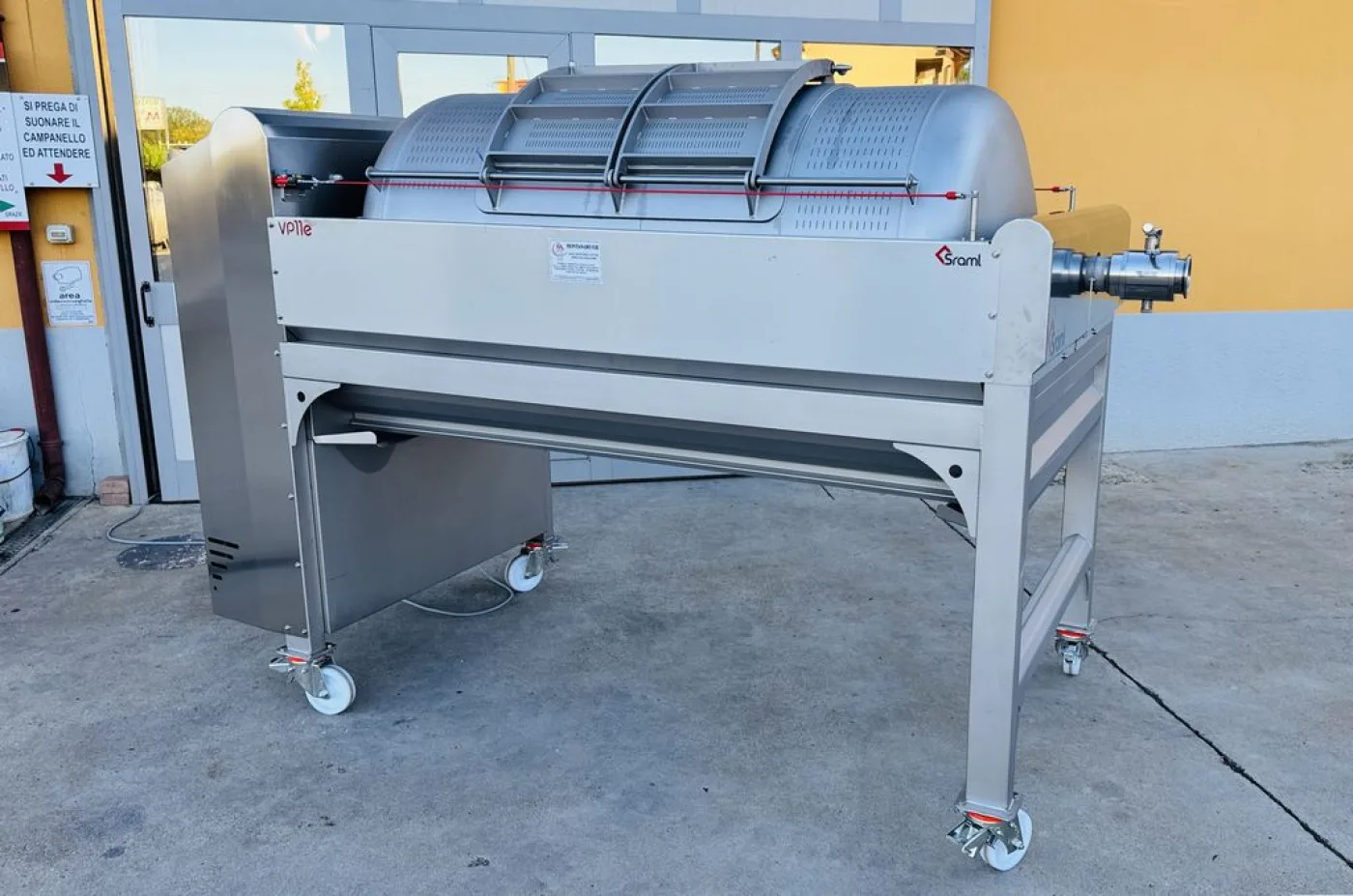 PNEUMATIC MEMBRANE PRESS, MODEL VP11E, OPEN CYLINDER, NEW EQUIPMENT - 2