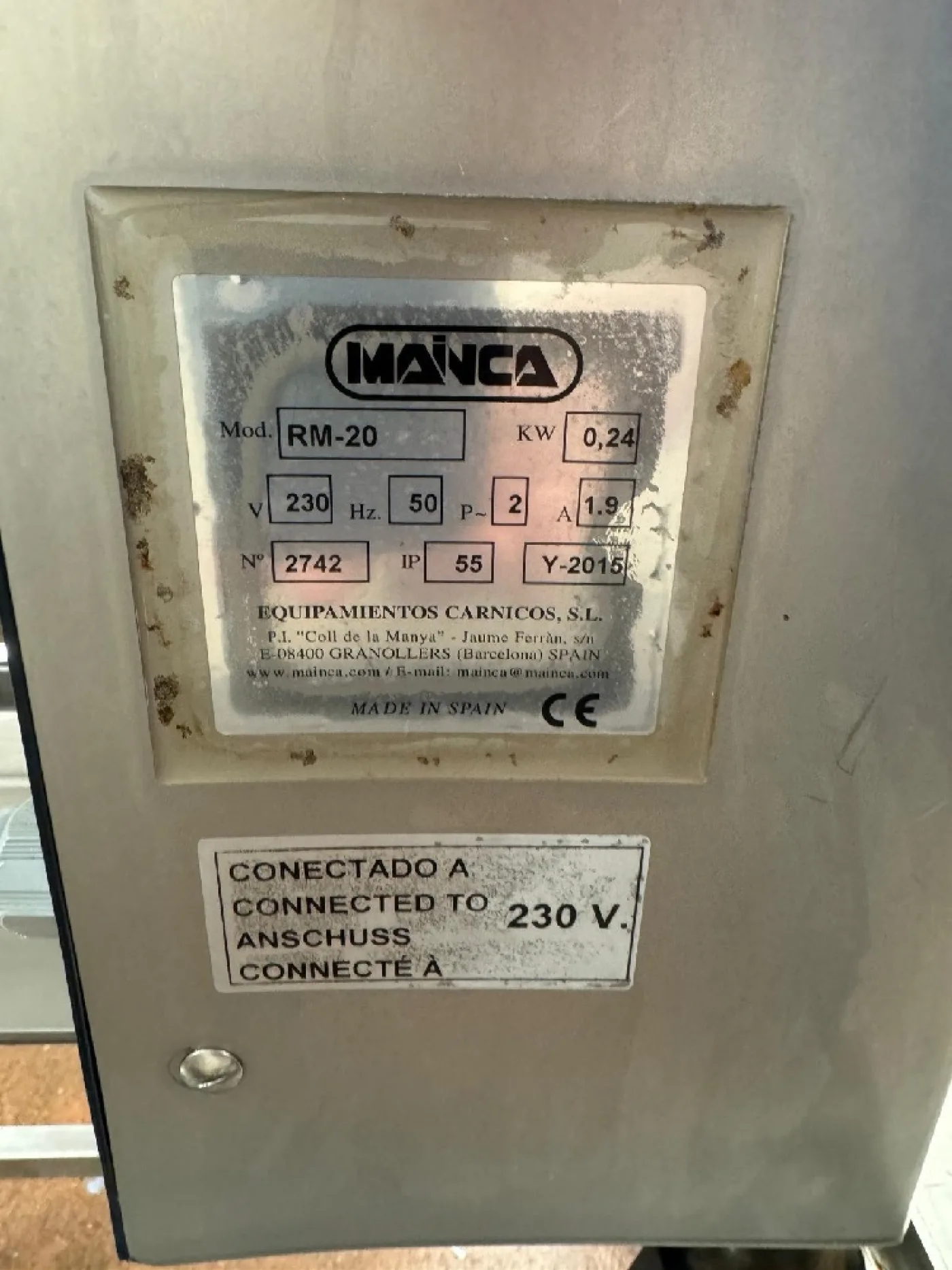 Mainca RM20 Mini Paddle Mixer - 2
