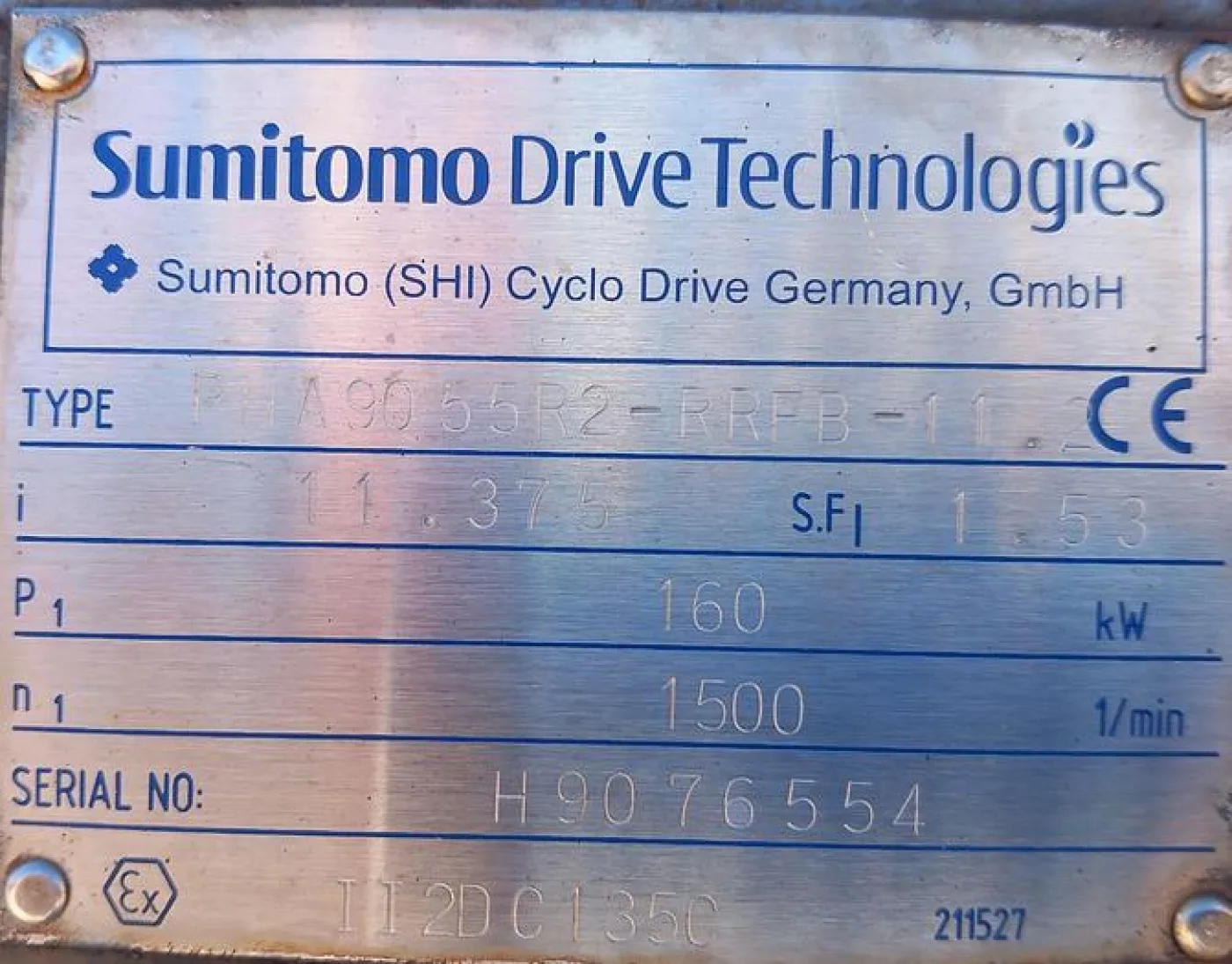 Sumitomo Drive PHA90 50R2-RRFB-11.2 - 4