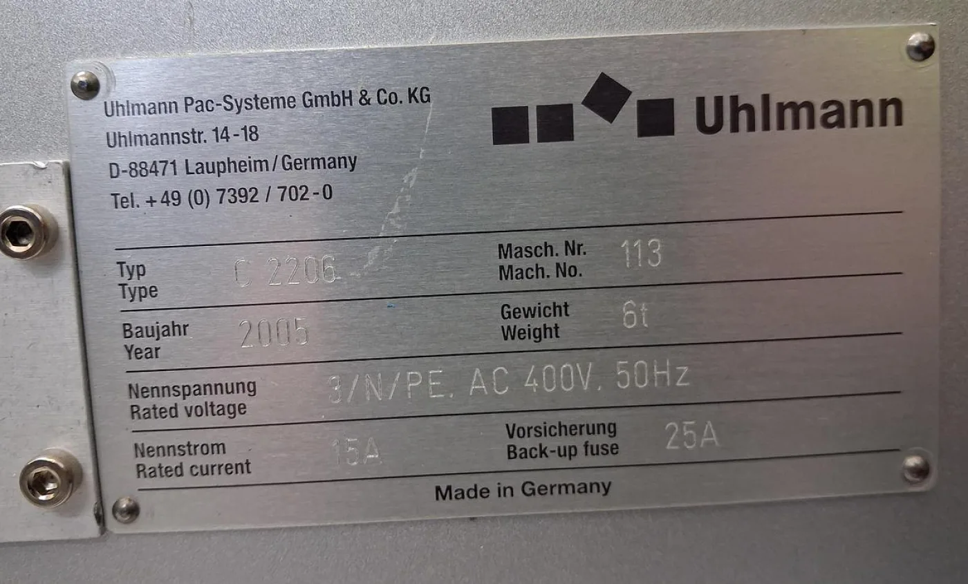 Uhlmann UPS 1030 Blisterverpackungslinie - 6