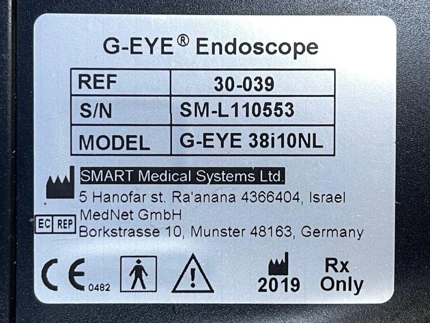 Pentax Scope Model: G-EYE38-i 10NL, Colonoscope, YOM: 2019, 25 Times Used. - 8