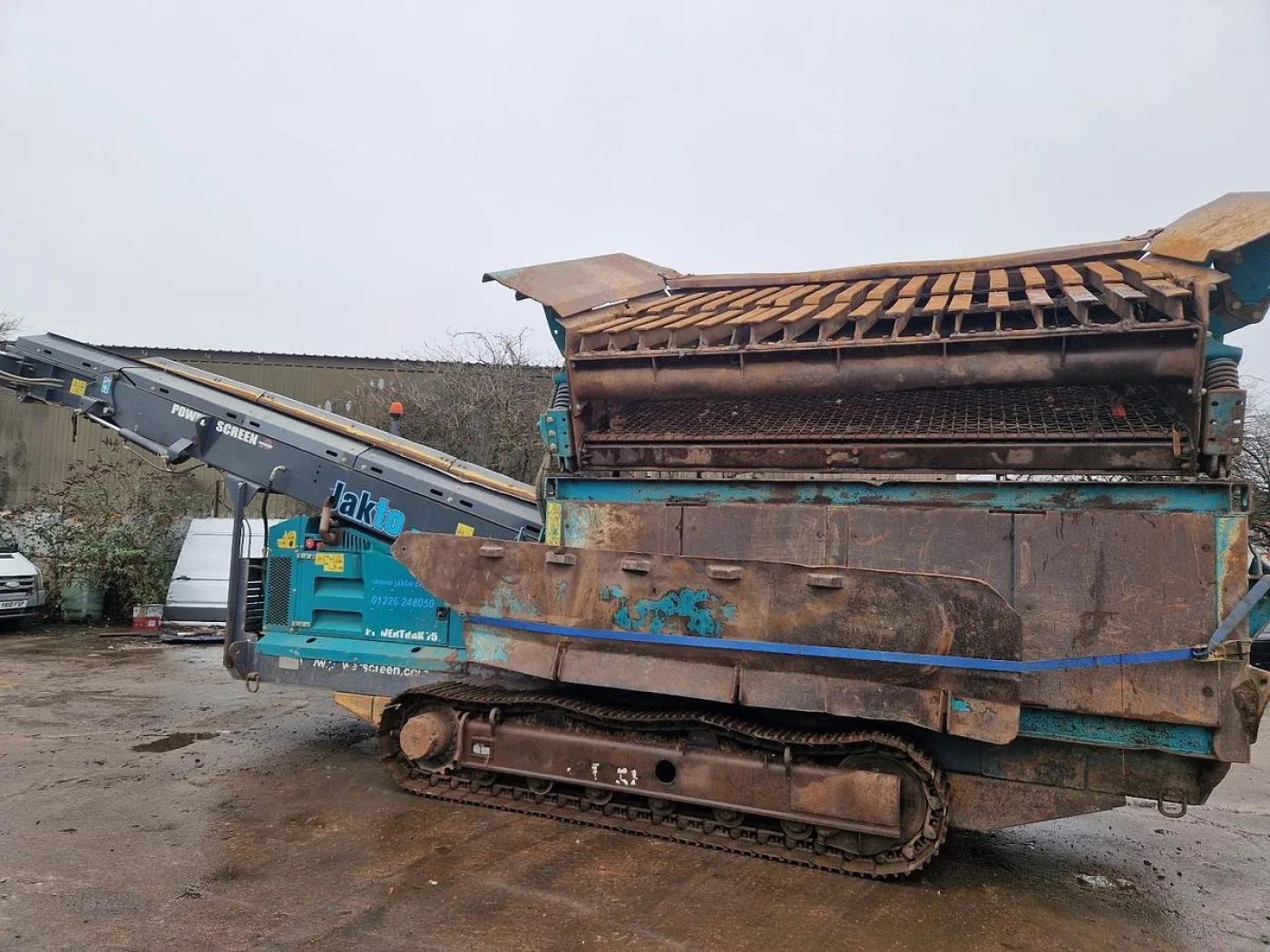 2017 Powerscreen Powertrack 750 Tracked Scalping Screen Screener - 2