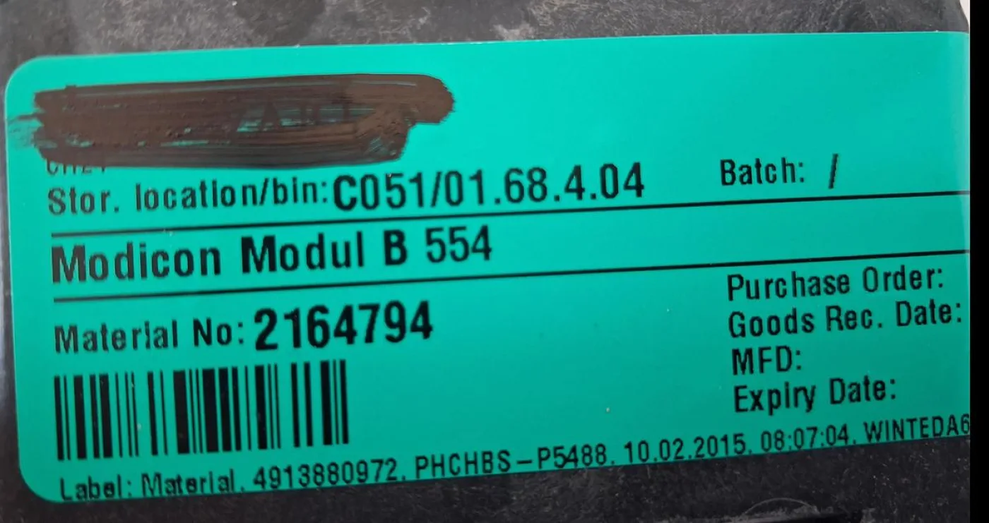 Gould Modicon B554 Output Module - 8