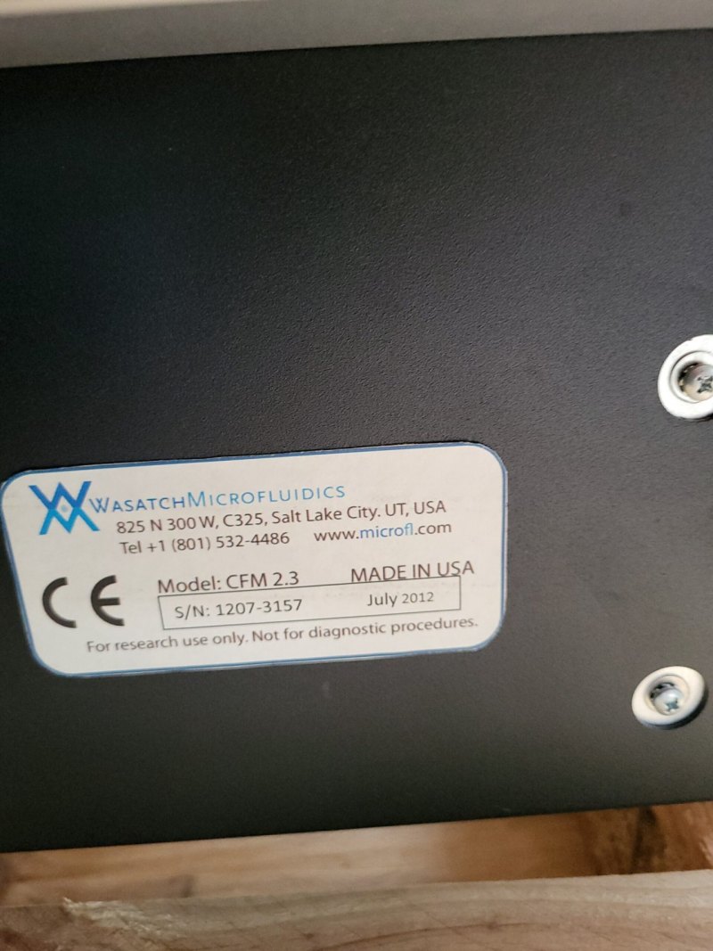 New arrival continous flow microspotter Wasatch Microfluidics