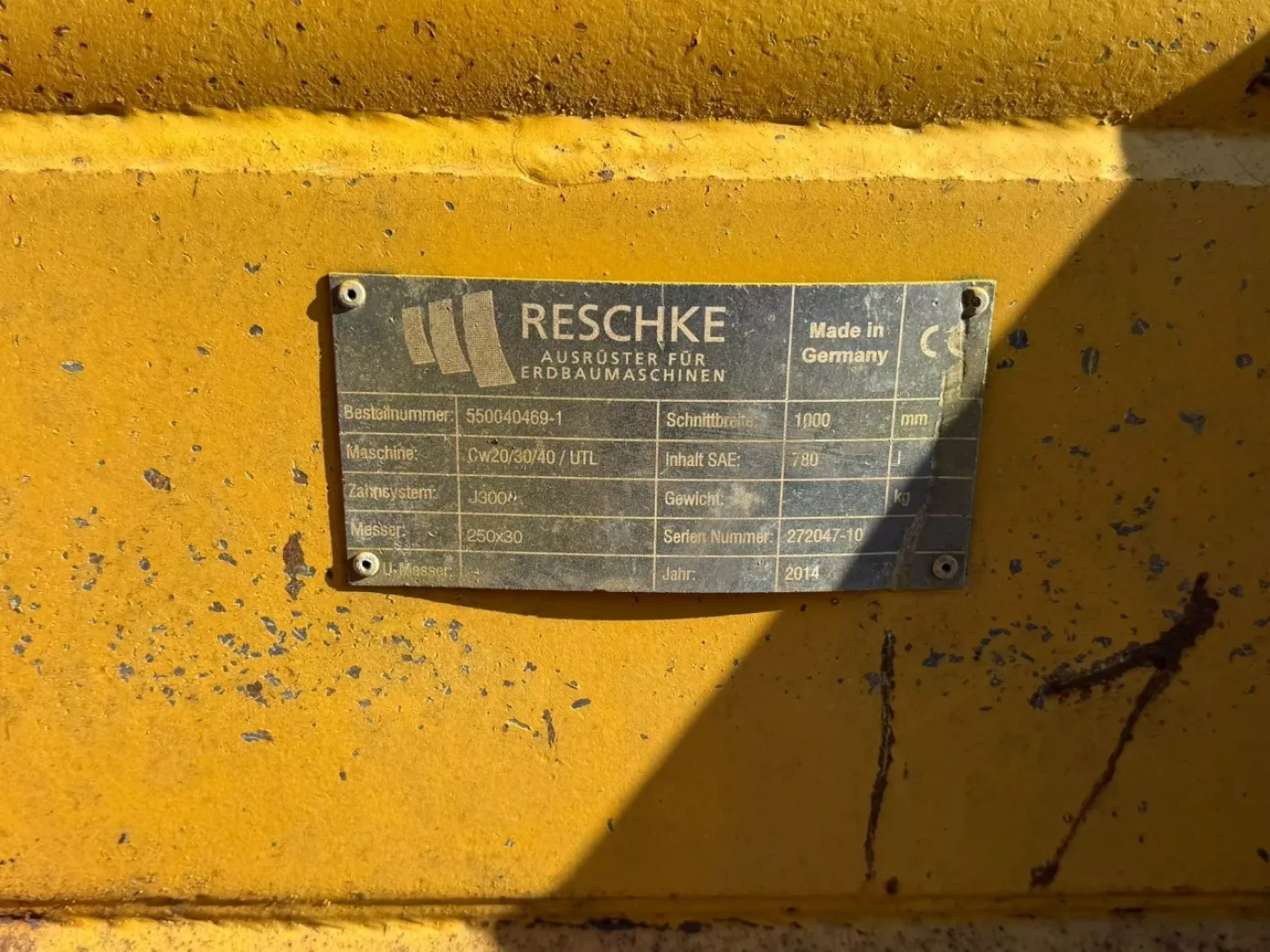 Excavator bucket CW 40 - 8