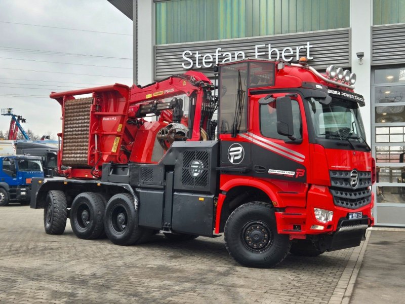 Mercedes Benz TUROX 8x8 Eschlböck Biber 92 Holzhacker / 1.512h