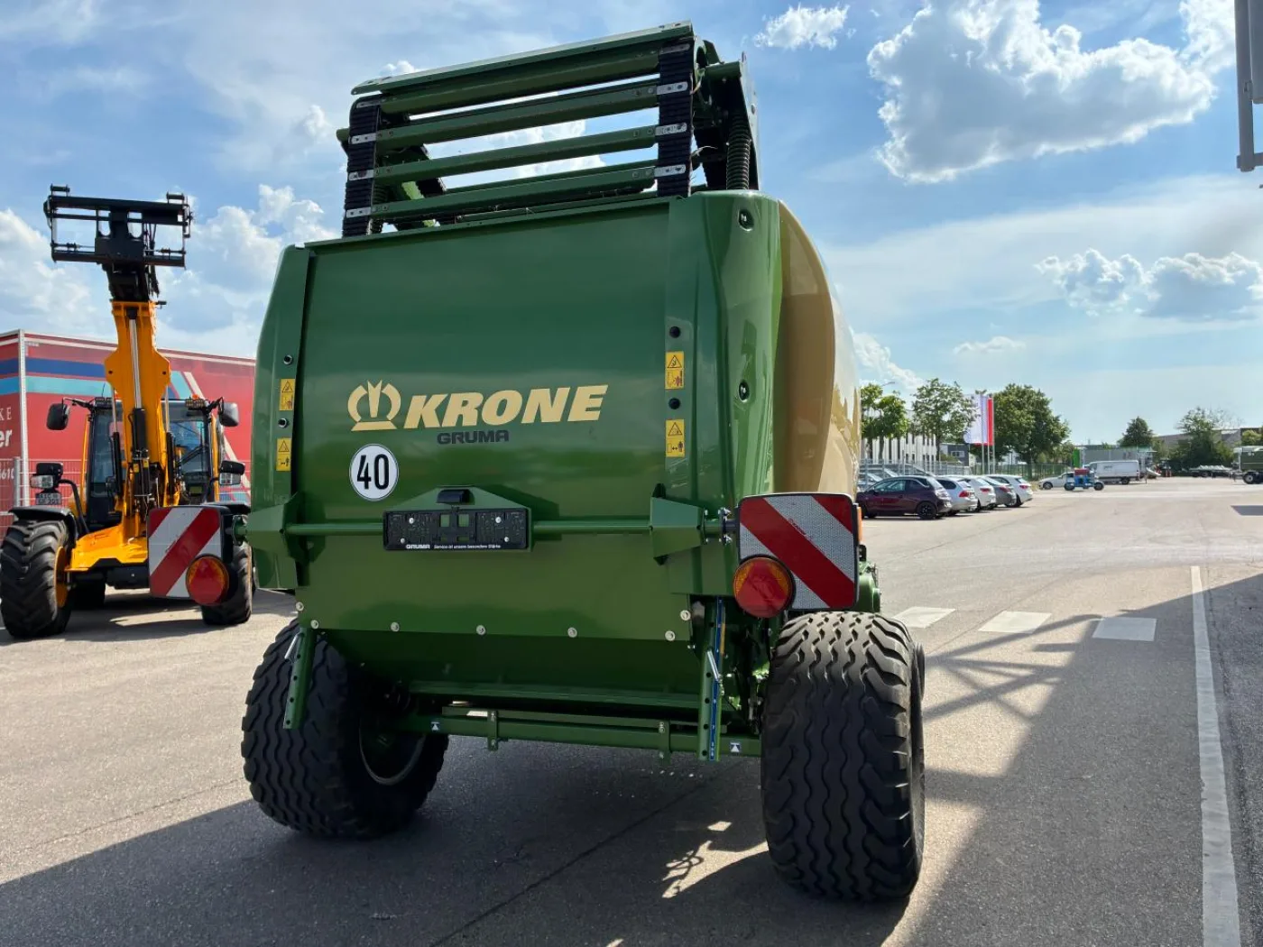 Rundballenpresse Krone Comprima F 155 XC - 5