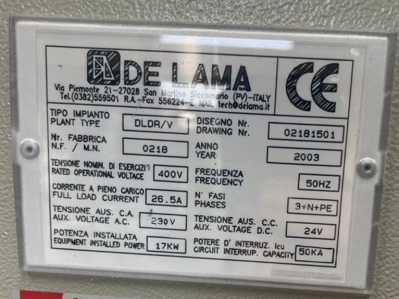 De Lama Vacuum Dryer - Tray dryer