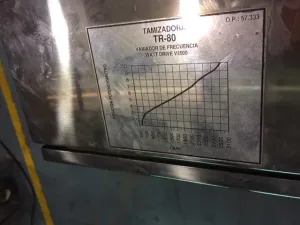 USED LABORTECNIC TR-80 STAINLESS STEEL SIEVER MACHINE