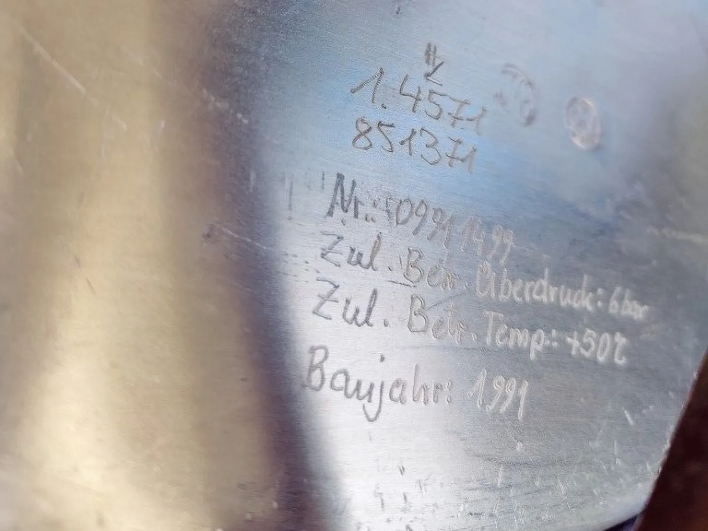 Moeschle 2000 Ltr. - Pressure vessel - 4