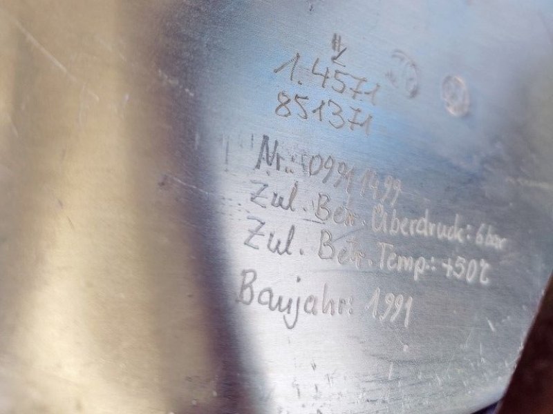 Moeschle 2000 Ltr. - Pressure vessel