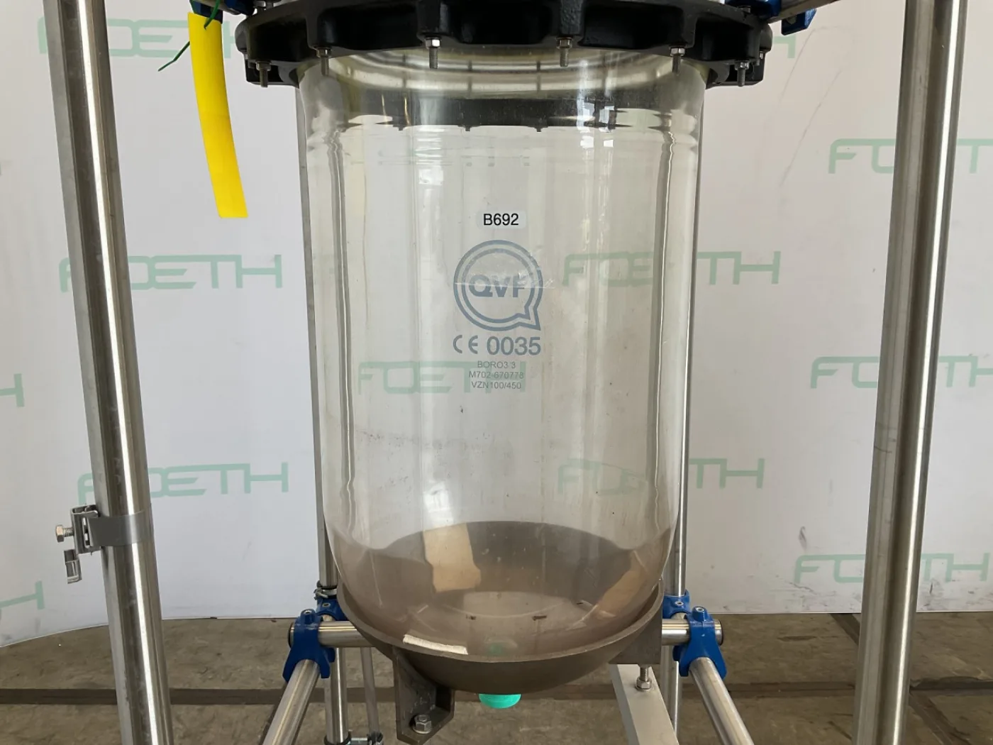 QVF Glasstechnik Vessel 100 L - Vertical tank - 6