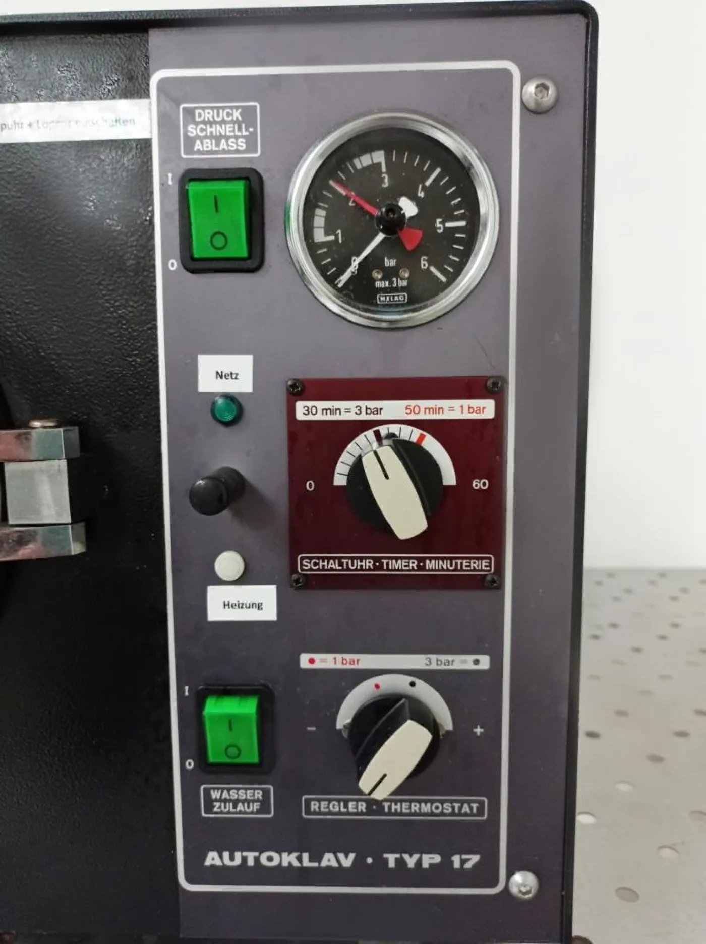 AUTOCLAVE STERILIZZATORE DA LABORATORIO – MELAG – MOD. TYP 17 - 4