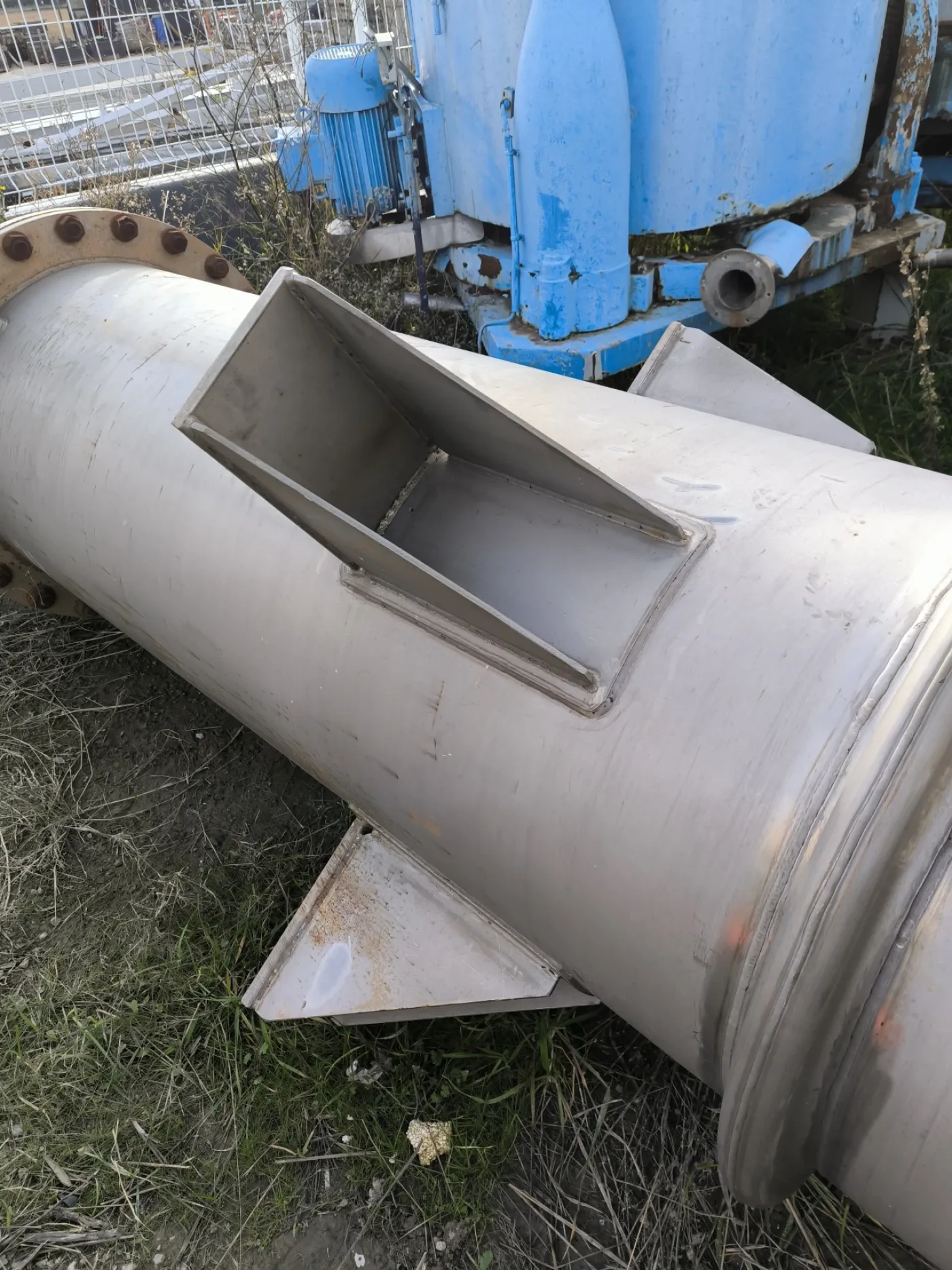 STAINLESS STEEL TUBULAR HEAT EXCHANGER 105.6 M² CALDERERIA DEL CARBONO E-113 - 2