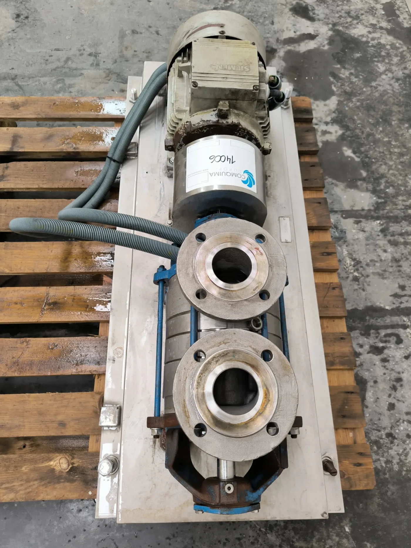 SELF-PRIMING SIDE CHANNEL CENTRIFUGAL PUMP TUCHENHAGEN 7.5 KW - 4