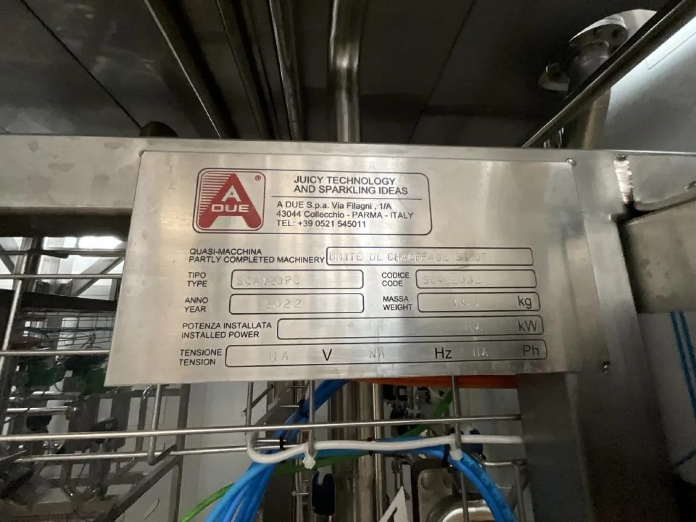 2022 A Due S.p.A. A Due S.p.A. Alfa Laval M6-MBASE Stainless Steel Plate Heat Exchanger Skid with Pumps - 3