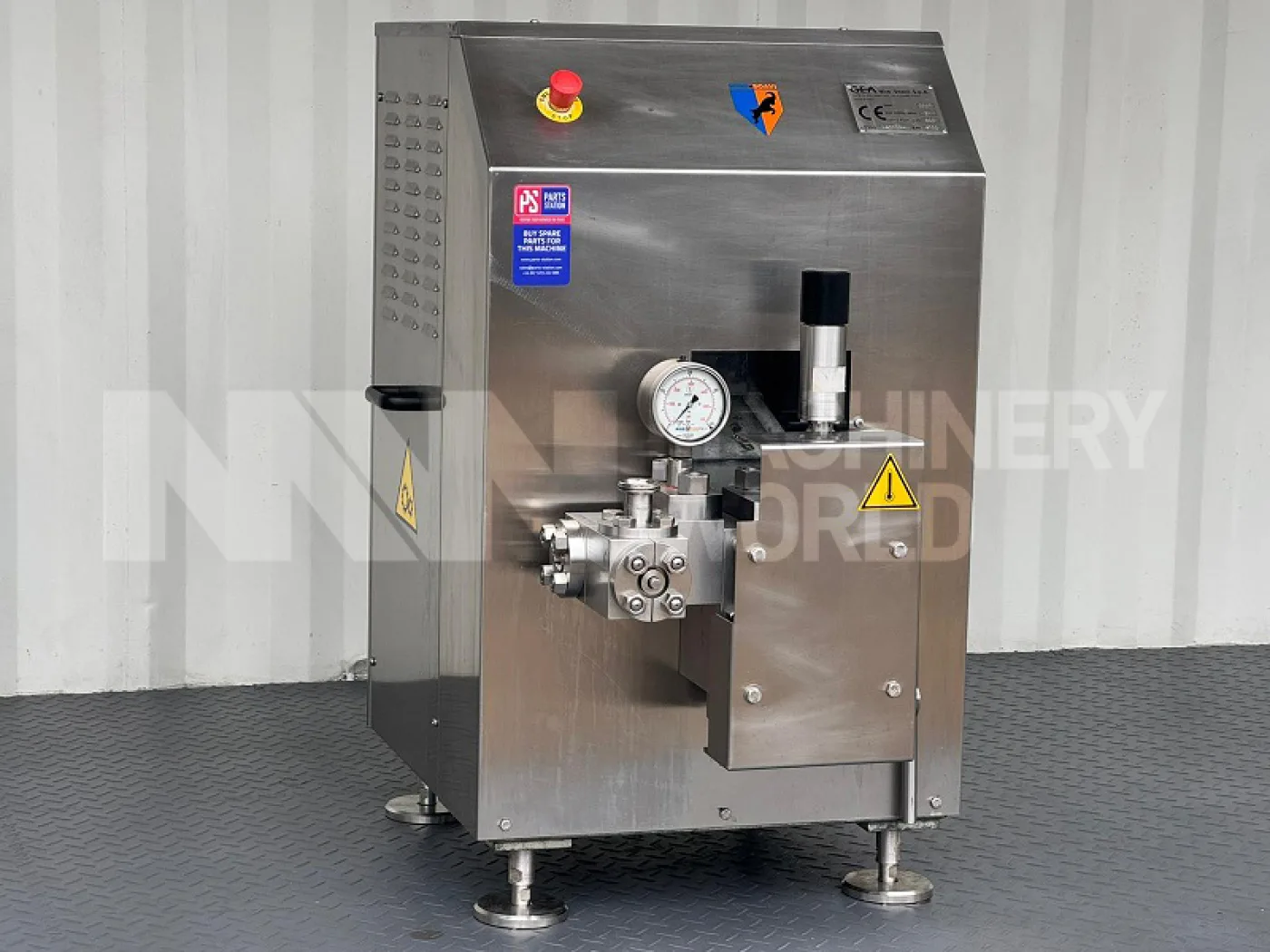 300 LPH GEA Niro Soavi NS2006H (210 Bar) High Pressure Pump Homogeniser (Year 2007) - 1