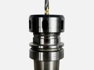 HSK 63 E ER 40 LEUCO Spannzangenfutter A=76 N=24.000 , 3-20 mm mit Fräser 8 mm NL= 38mm mit Beschichtung Art.-Nr. 6340838