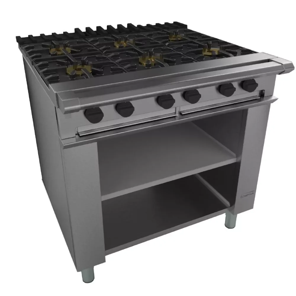 Falcon Chieftain 6 Burner Boiling Table on Legs LPG G1060X - islandcatering