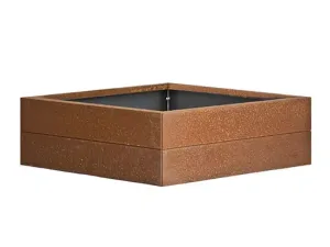 Bloembak Modulair Corten - 28 cm hoog