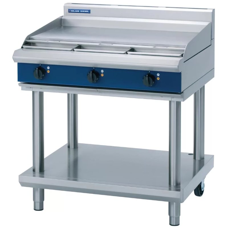 Blue Seal Evolution Electric Cooktop Griddle on Stand 900mm E516A-LS - islandcatering