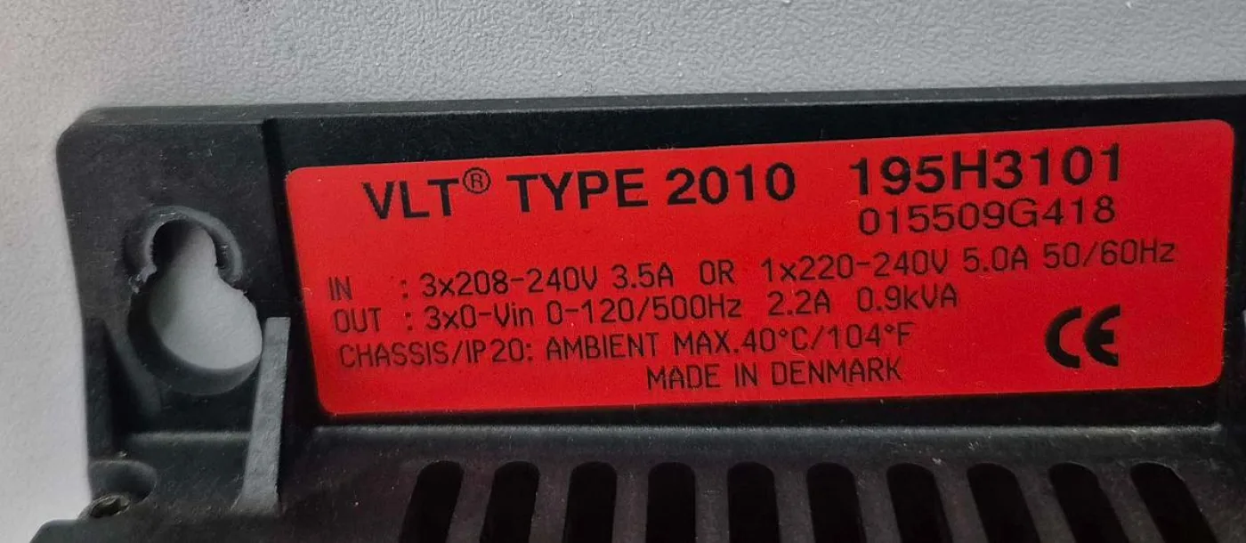 Danfoss Frequenz Umrichter - VLT® TYPE 2010 - 7