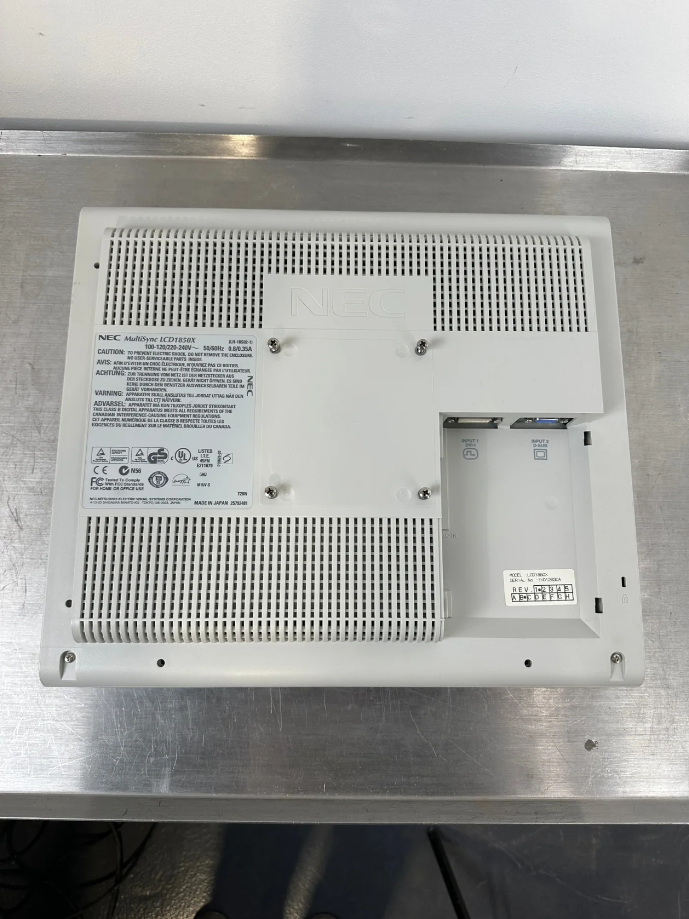 NEC MultiSync LCD1850X Medizinischer Monitor - 3